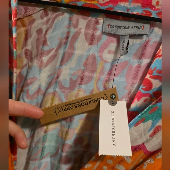 Conditions Apply Anthropologie Printed Kimono Midi ALL SIZES NWT - Picture 6 of 9